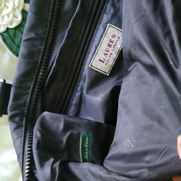 Lauren by Ralph Lauren Tote School Computer Black Shoulder Bag - Picture 6 of 7